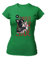 T-Shirt Στενή Γραμμή - Stand By Yourside - Color Thumbnail Πράσινο