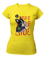 T-Shirt Στενή Γραμμή - Stand By Yourside - Color Thumbnail Κίτρινο