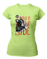 T-Shirt Στενή Γραμμή - Stand By Yourside - Color Thumbnail Λαχανί