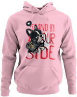 Φούτερ με κουκούλα - Stand By Yourside - Color Thumbnail Pink