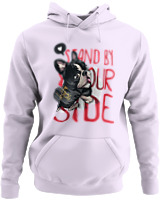 Φούτερ με κουκούλα - Stand By Yourside - Color Thumbnail Lilac