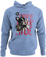 Φούτερ με κουκούλα - Stand By Yourside - Color Thumbnail Blue Carolina