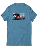 T-Shirt Αντρικό - Stang Gang - Color Thumbnail Τιρκουάζ