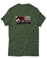 T-Shirt Αντρικό - Stang Gang - Color Thumbnail Κυπαρισσί