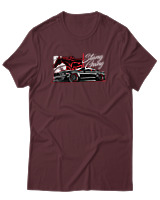 T-Shirt Αντρικό - Stang Gang - Color Thumbnail Μπορντό