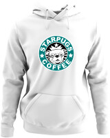 Φούτερ με κουκούλα - Starpugs Coffee - Color Thumbnail ΄Ασπρο
