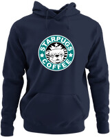 Φούτερ με κουκούλα - Starpugs Coffee - Color Thumbnail Navy Blue
