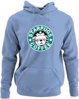 Φούτερ με κουκούλα - Starpugs Coffee - Color Thumbnail Blue Carolina