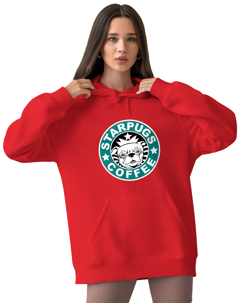 Φούτερ με κουκούλα - Starpugs Coffee - Image 2