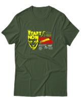 T-Shirt Αντρικό - Start Now - Color Thumbnail Κυπαρισσί