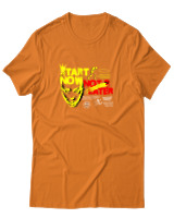 T-Shirt Αντρικό - Start Now - Color Thumbnail Πορτοκαλί