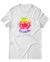 T-Shirt Αντρικό - Stay Different - Color Thumbnail Άσπρο
