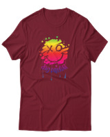 T-Shirt Αντρικό - Stay Different - Color Thumbnail Σκούρο Κόκκινο