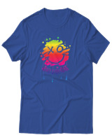 T-Shirt Αντρικό - Stay Different - Color Thumbnail Μπλε Ρουά