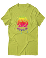 T-Shirt Αντρικό - Stay Different - Color Thumbnail Λαχανί