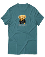 T-Shirt Αντρικό - Stay High - Color Thumbnail Μπλε Πράσινο