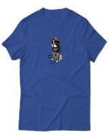 T-Shirt Αντρικό - Stay In Style - Color Thumbnail Μπλε Ρουά