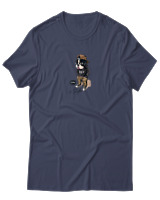 T-Shirt Αντρικό - Stay In Style - Color Thumbnail Μπλε Γκρι