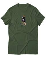 T-Shirt Αντρικό - Stay In Style - Color Thumbnail Κυπαρισσί
