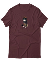 T-Shirt Αντρικό - Stay In Style - Color Thumbnail Μπορντό