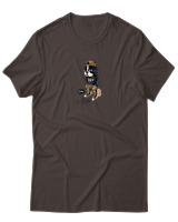 T-Shirt Αντρικό - Stay In Style - Color Thumbnail Καφέ