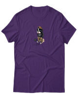 T-Shirt Αντρικό - Stay In Style - Color Thumbnail Σκούρο Μωβ