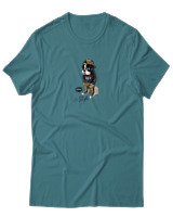 T-Shirt Αντρικό - Stay In Style - Color Thumbnail Μπλε Πράσινο