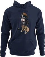 Φούτερ με κουκούλα - Stay In Style - Color Thumbnail Navy Blue