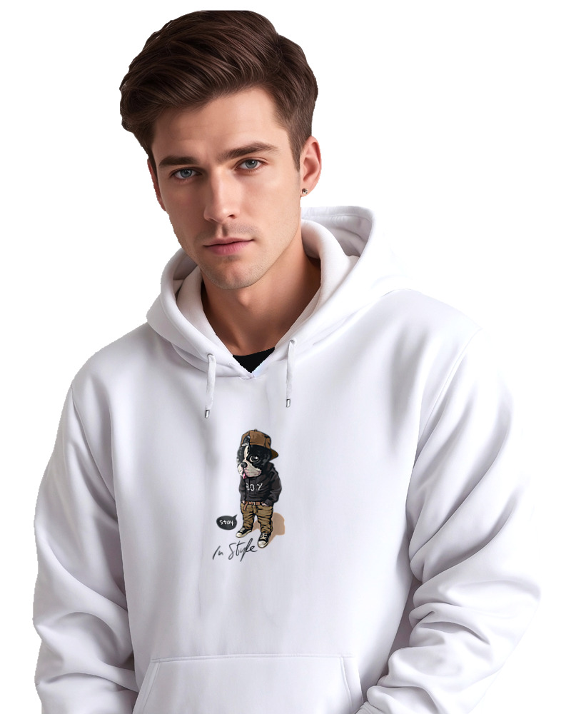 Φούτερ με κουκούλα Αντρικό - Stay In Style - Image 2