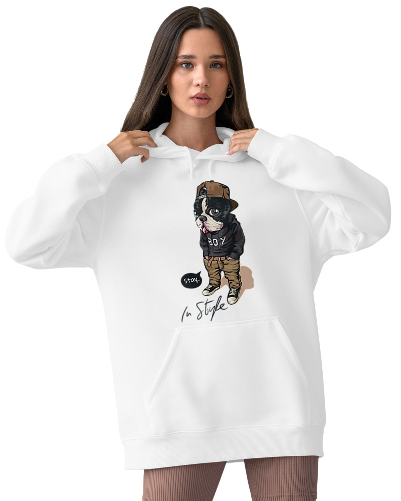 Φούτερ με κουκούλα - Stay In Style - Image 2