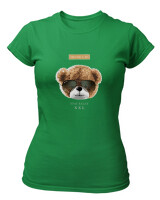 T-Shirt Στενή Γραμμή - Stay Relax - Color Thumbnail Πράσινο
