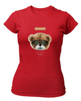 T-Shirt Στενή Γραμμή - Stay Relax - Color Thumbnail Κόκκινο