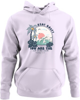Φούτερ με κουκούλα - Stay Salty - Color Thumbnail Lilac