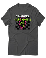 T-Shirt Αντρικό - Stay Weird Keep Smiling - Color Thumbnail Ανθρακί