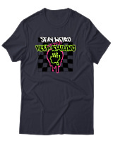 T-Shirt Αντρικό - Stay Weird Keep Smiling - Color Thumbnail Σκούρο Μπλε