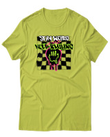 T-Shirt Αντρικό - Stay Weird Keep Smiling - Color Thumbnail Λαχανί