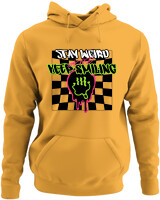 Φούτερ με κουκούλα - Stay Weird Keep Smiling - Color Thumbnail Κίτρινο Χρυσό