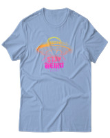 T-Shirt Αντρικό - Stay Weird - Color Thumbnail Γαλάζιο