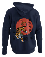 Φούτερ με κουκούλα - Stay Wild - Color Thumbnail Navy Blue