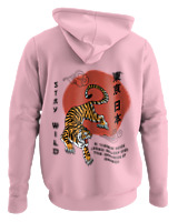 Φούτερ με κουκούλα - Stay Wild - Color Thumbnail Pink