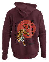 Φούτερ με κουκούλα - Stay Wild - Color Thumbnail Marron