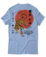 T-Shirt Αντρικό - Stay Wild - Color Thumbnail Γαλάζιο