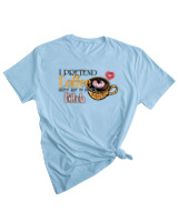 T-Shirt Woman Fashion Γυναικείο - Still A Bitch - Color Thumbnail SKY BLUE