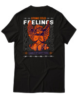 T-Shirt Αντρικό - Stone Cold Feelings - Color Thumbnail Μαύρο