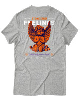 T-Shirt Αντρικό - Stone Cold Feelings - Color Thumbnail Γκρι Μελανζέ