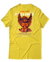 T-Shirt Αντρικό - Stone Cold Feelings - Color Thumbnail Χρυσό Κίτρινο
