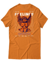 T-Shirt Αντρικό - Stone Cold Feelings - Color Thumbnail Πορτοκαλί