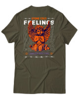T-Shirt Αντρικό - Stone Cold Feelings - Color Thumbnail Χακί