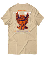 T-Shirt Αντρικό - Stone Cold Feelings - Color Thumbnail Μπεζ