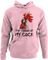 Φούτερ με κουκούλα - Stop Staring At My Cock - Color Thumbnail Pink